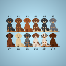 Load image into Gallery viewer, Dachshund (smoothcoat) Bezel Keychain - personalized
