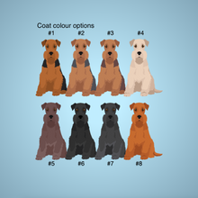 Load image into Gallery viewer, Airedale Terrier Vinyl Sticker Set
