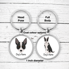 Load image into Gallery viewer, Canaan Dog Bezel Keychain - personalized
