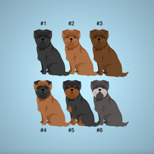 Load image into Gallery viewer, Affenpinscher Bezel Keychain - personalized
