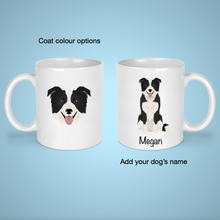 Load image into Gallery viewer, Border Collie 11 oz mug personalized
