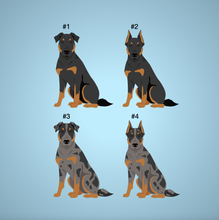 Load image into Gallery viewer, Beauceron Bezel Keychain - personalized
