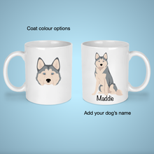 Load image into Gallery viewer, Alaskan Husky 11 oz mug personalized
