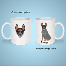 Load image into Gallery viewer, Australian Stumpy Tail Cattle Dog 11 oz mug personalized
