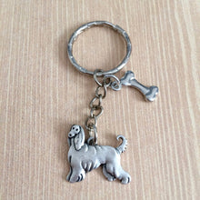 Load image into Gallery viewer, Afghan Hound key ring
