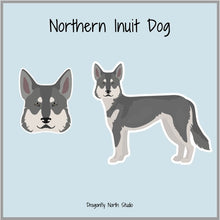 Load image into Gallery viewer, Northern Inuit Dog Vinyl Sticker Set
