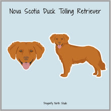 Load image into Gallery viewer, Nova Scotia Duck Tolling Retriever Vinyl Sticker Set
