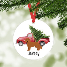 Load image into Gallery viewer, Cockapoo ornament personalized
