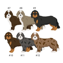 Load image into Gallery viewer, Bernedoodle Vinyl Stickers Set
