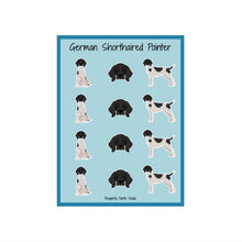 Load image into Gallery viewer, German Shorthaired Pointer Vinyl Sticker Sheet
