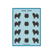 Load image into Gallery viewer, Chow Chow Vinyl Sticker Sheet
