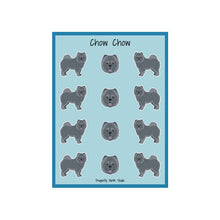 Load image into Gallery viewer, Chow Chow Vinyl Sticker Sheet
