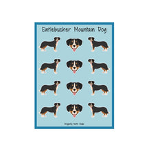 Load image into Gallery viewer, Entlebucher Mountain Dog Vinyl Sticker Sheet
