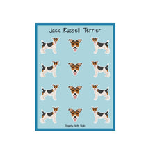 Load image into Gallery viewer, Jack Russell Terrier (smoothcoat) Vinyl Sticker Sheet
