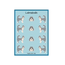 Load image into Gallery viewer, Labradoodle Vinyl Sticker Sheet
