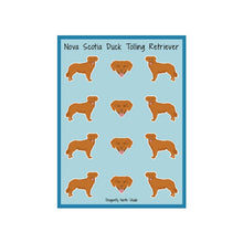 Load image into Gallery viewer, Nova Scotia Duck Tolling Retriever Vinyl Sticker Sheet
