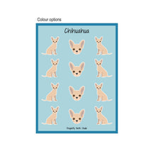 Load image into Gallery viewer, Chihuahua vinyl stickers
