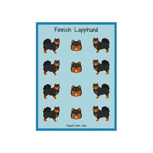 Load image into Gallery viewer, Finnish Lapphund Vinyl Sticker Sheet
