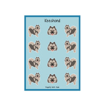 Load image into Gallery viewer, Keeshond Vinyl Sticker Sheet
