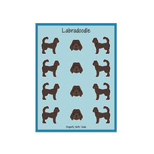 Load image into Gallery viewer, Labradoodle Vinyl Sticker Sheet
