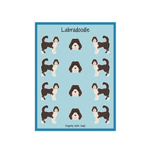 Load image into Gallery viewer, Labradoodle Vinyl Sticker Sheet
