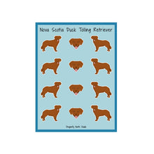 Load image into Gallery viewer, Nova Scotia Duck Tolling Retriever Vinyl Sticker Sheet
