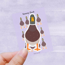 Load image into Gallery viewer, Saxony duck vinyl sticker sheet
