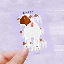 Load image into Gallery viewer, Boer Goat vinyl sticker sheet
