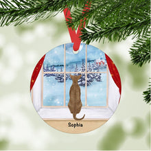 Load image into Gallery viewer, Oriental Shorthair Cat ornament personalized
