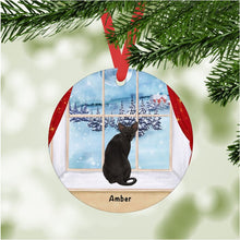 Load image into Gallery viewer, Sphynx Cat ornament personalized
