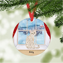 Load image into Gallery viewer, American Shorthair Cat ornament personalized
