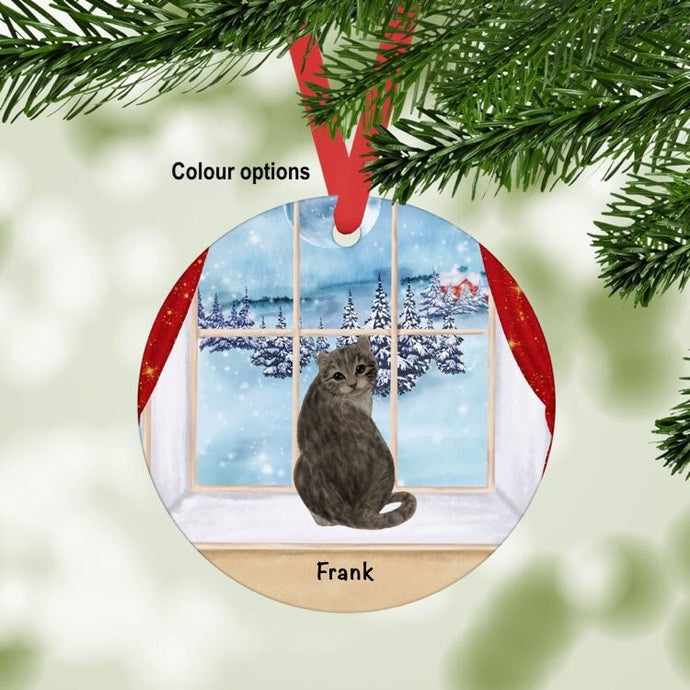 Kinkalow Cat ornament personalized