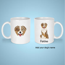 Load image into Gallery viewer, Australian Shepherd 11 oz mug personalized
