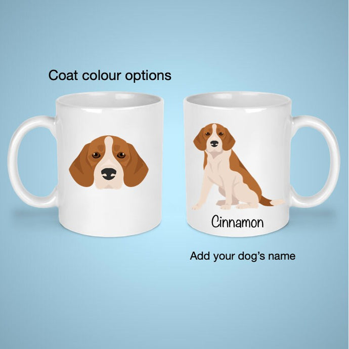 Beagle 11 oz mug personalized