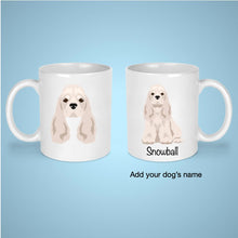 Load image into Gallery viewer, American Cocker Spaniel 11 oz mug personalized
