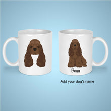 Load image into Gallery viewer, American Cocker Spaniel 11 oz mug personalized
