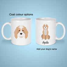 Load image into Gallery viewer, Bernedoodle 11 oz mug personalized
