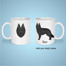 Load image into Gallery viewer, Belgian Sheepdog 11 oz mug personalized
