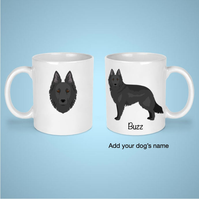 Belgian Sheepdog 11 oz mug personalized