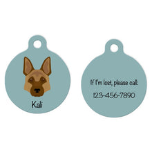 Load image into Gallery viewer, German Shepherd ID Tag Personalized
