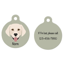 Load image into Gallery viewer, Labrador Retriever ID Tag Personalized
