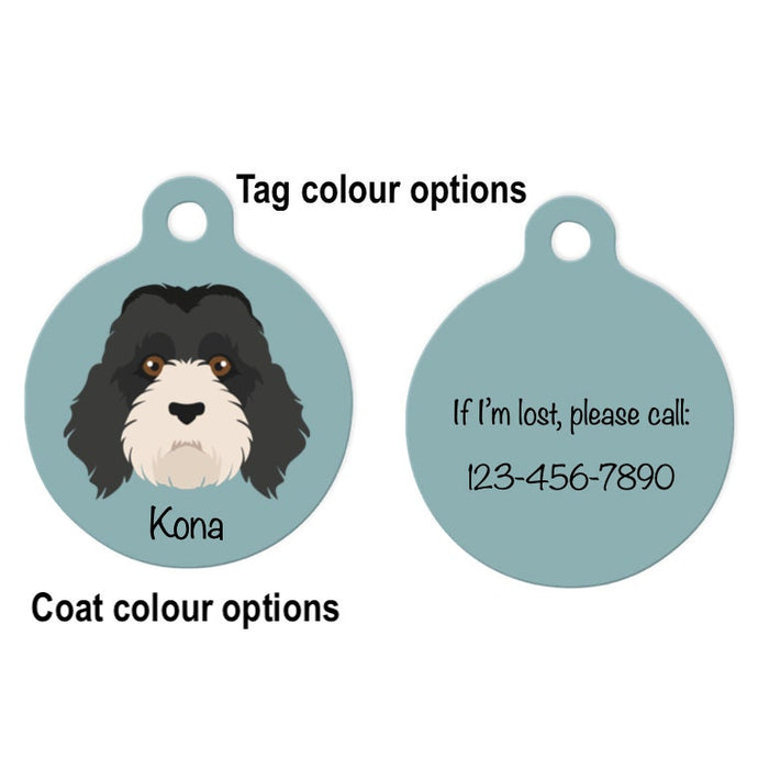 Labradoodle ID Tag Personalized