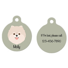 Load image into Gallery viewer, Pomeranian ID Tag Personalized
