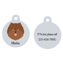 Load image into Gallery viewer, Pomeranian ID Tag Personalized
