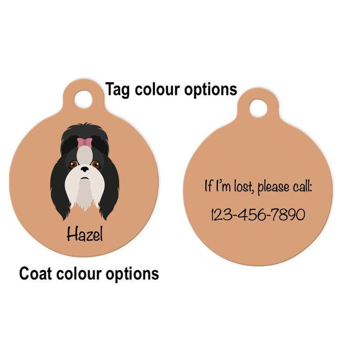 Shih Tzu ID Tag Personalized