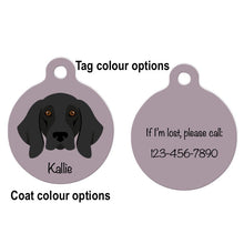 Load image into Gallery viewer, German Shorthaired Pointer ID Tag Personalized
