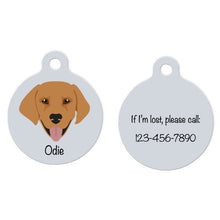 Load image into Gallery viewer, Labrador Retriever ID Tag Personalized
