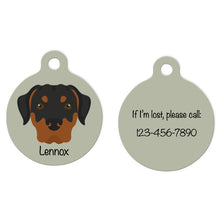 Load image into Gallery viewer, Rottweiler ID Tag Personalized
