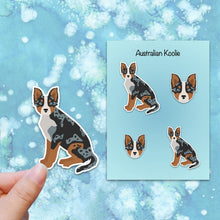 Load image into Gallery viewer, Australian Koolie Vinyl Sticker Set
