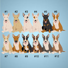 Load image into Gallery viewer, Bull Terrier Vinyl Stickers Set
